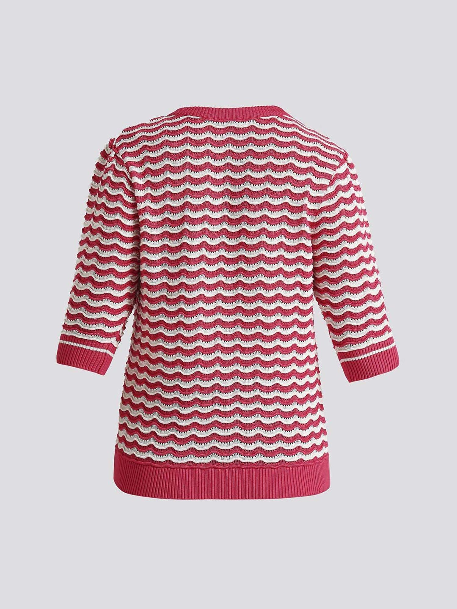 Pepe Jeans Pink Self Pattern Top