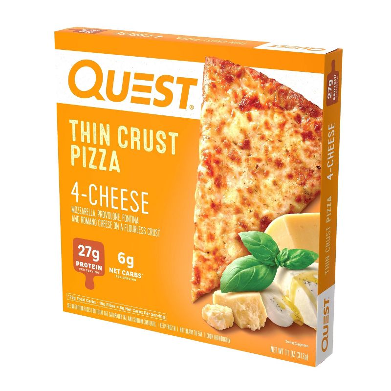 Quest Nutrition Four Cheese Frozen Thin Crust Pizza - 11oz