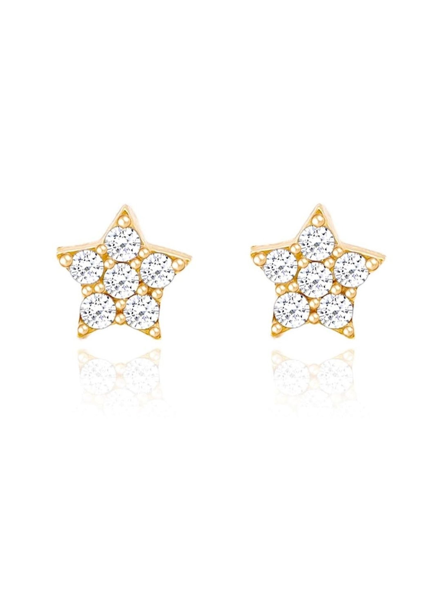 GIVA Anushka Sharma 92.5 Sterling Silver Star Constellation Earrings for Women