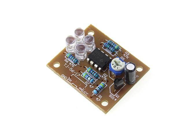 LM358 breathing light parts electronic DIY fun making kit blue flashing lamp electronic production suite