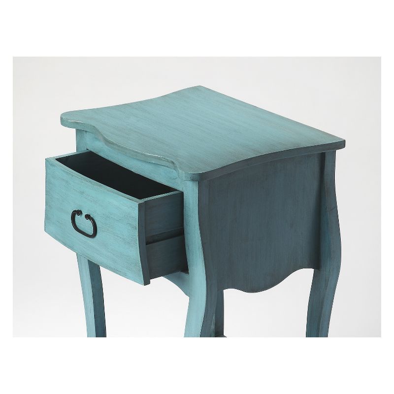 Rochelle Distressed Nightstand Rustic Blue - Butler Specialty