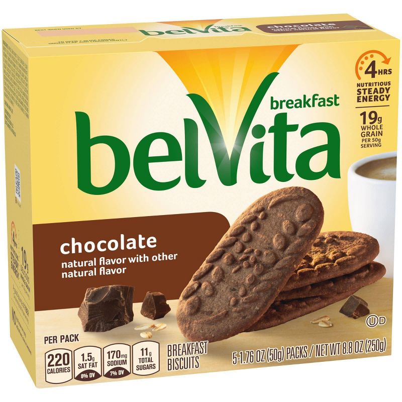belVita Chocolate Breakfast Biscuits - 5 Packs