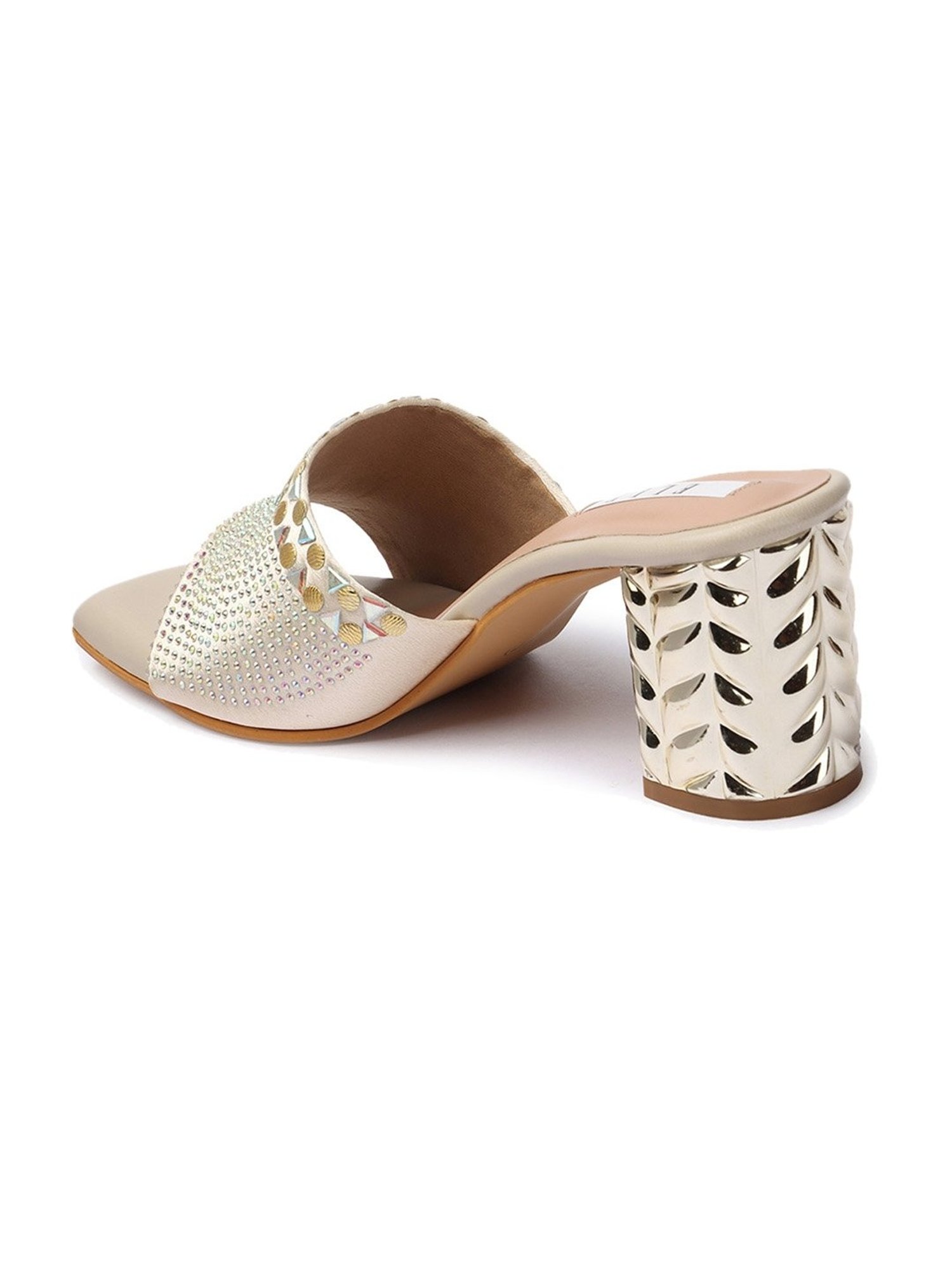 Elle Women's Gold Ethnic Sandals