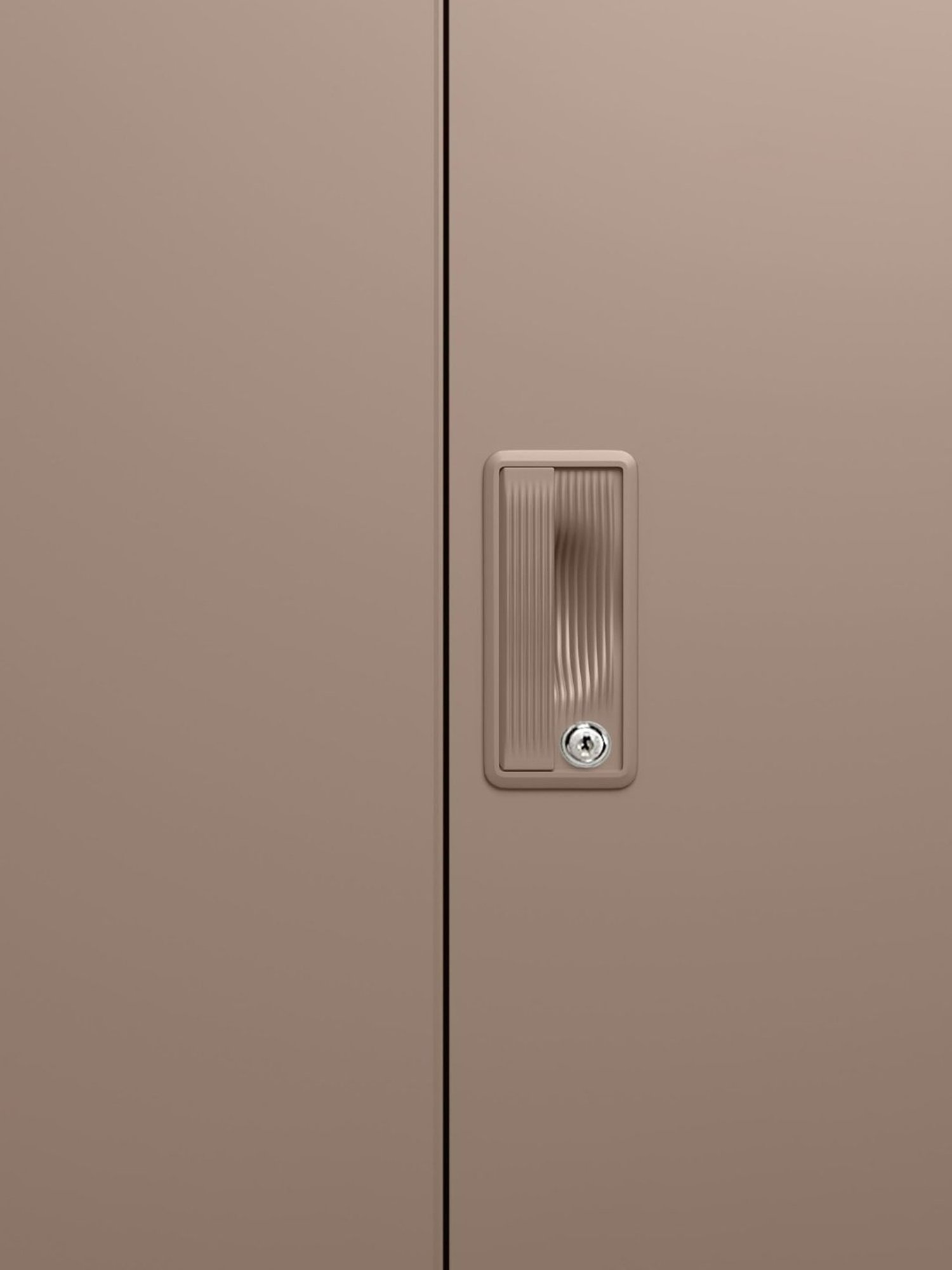 Godrej Interio Ewa Brown Engineered Wood 4 Door Wardrobe