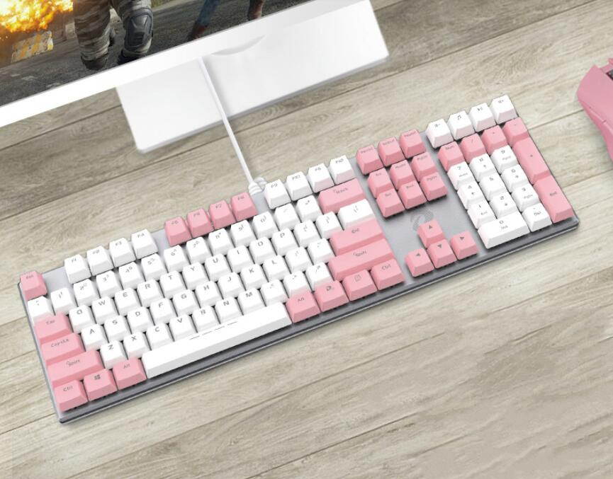 Glorious Modular Mechanical Gaming Keyboard (GMMK)- Barebone Edition (DIY Assembly Required) (Full Size, Black) + Glorious Black Aura Keycaps (Bundle)