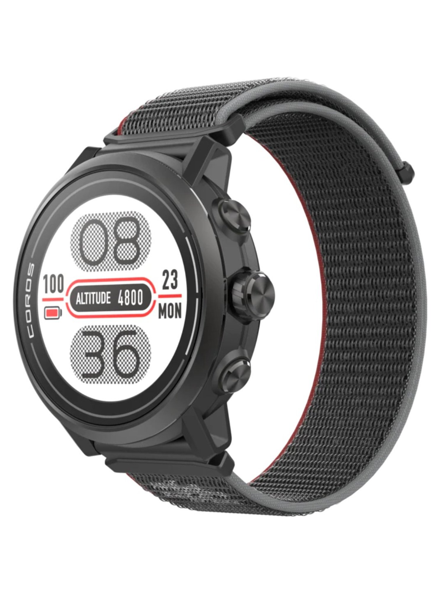 COROS APEX 2 Outdoor GPS Smartwatch 1.2 inch Always-On LCD Display with 17 days Battery Life (Black)