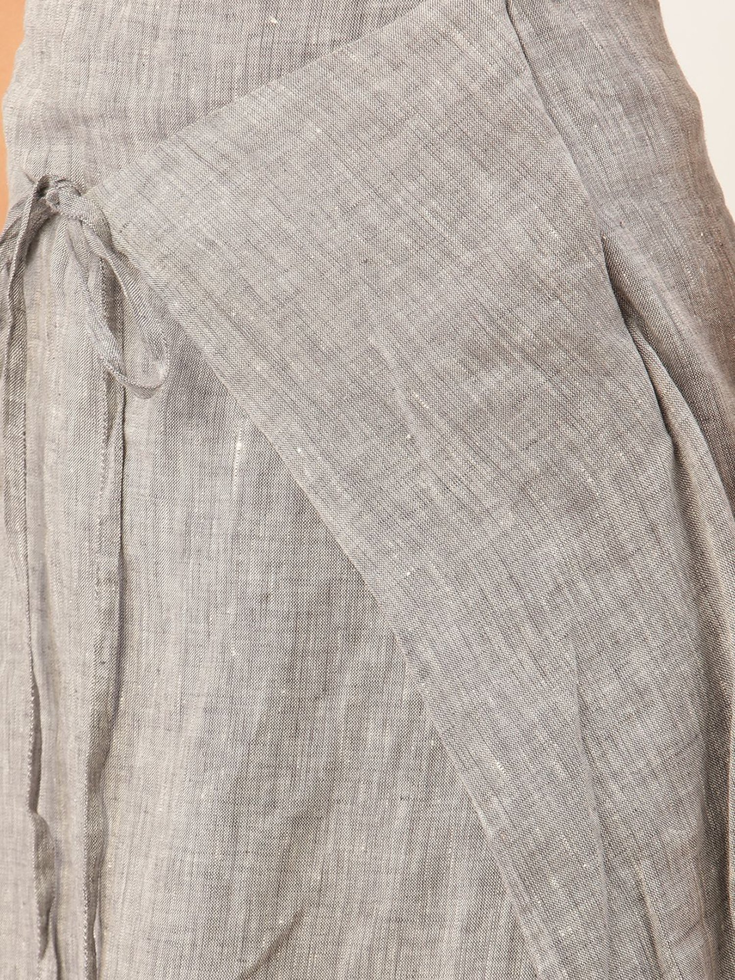 Rooted Grey Textured Skirt