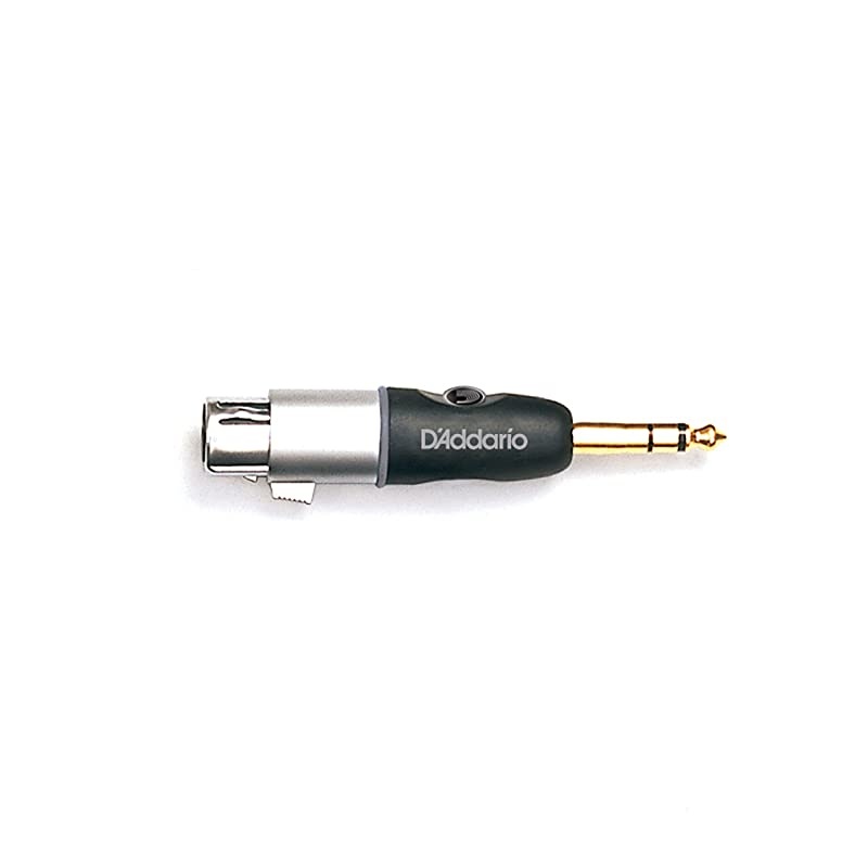 PWP047AA &frac14; Male Balanced to XLR Female Adapter Adapt a Balanced Signal from XLR to &frac14; TRS or Vice Versa Premium Quality Components for Maximum Power and Signal Transfer