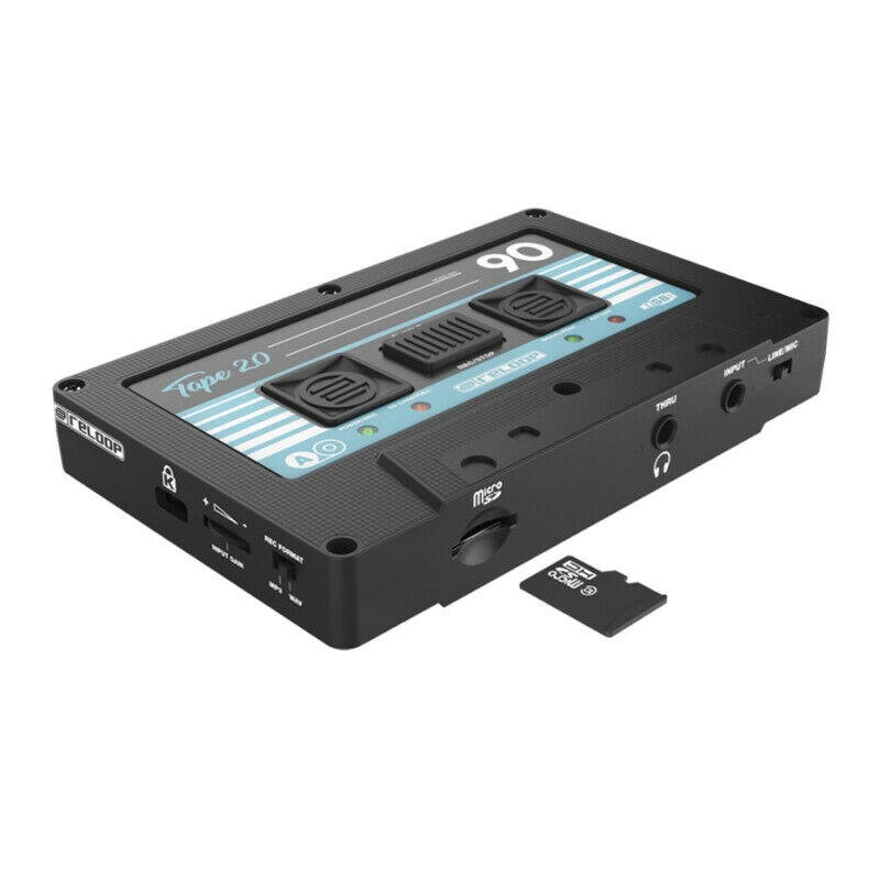 Reloop Tape 2 Stereo-Input microSD Card Portable Mixtape Recorder