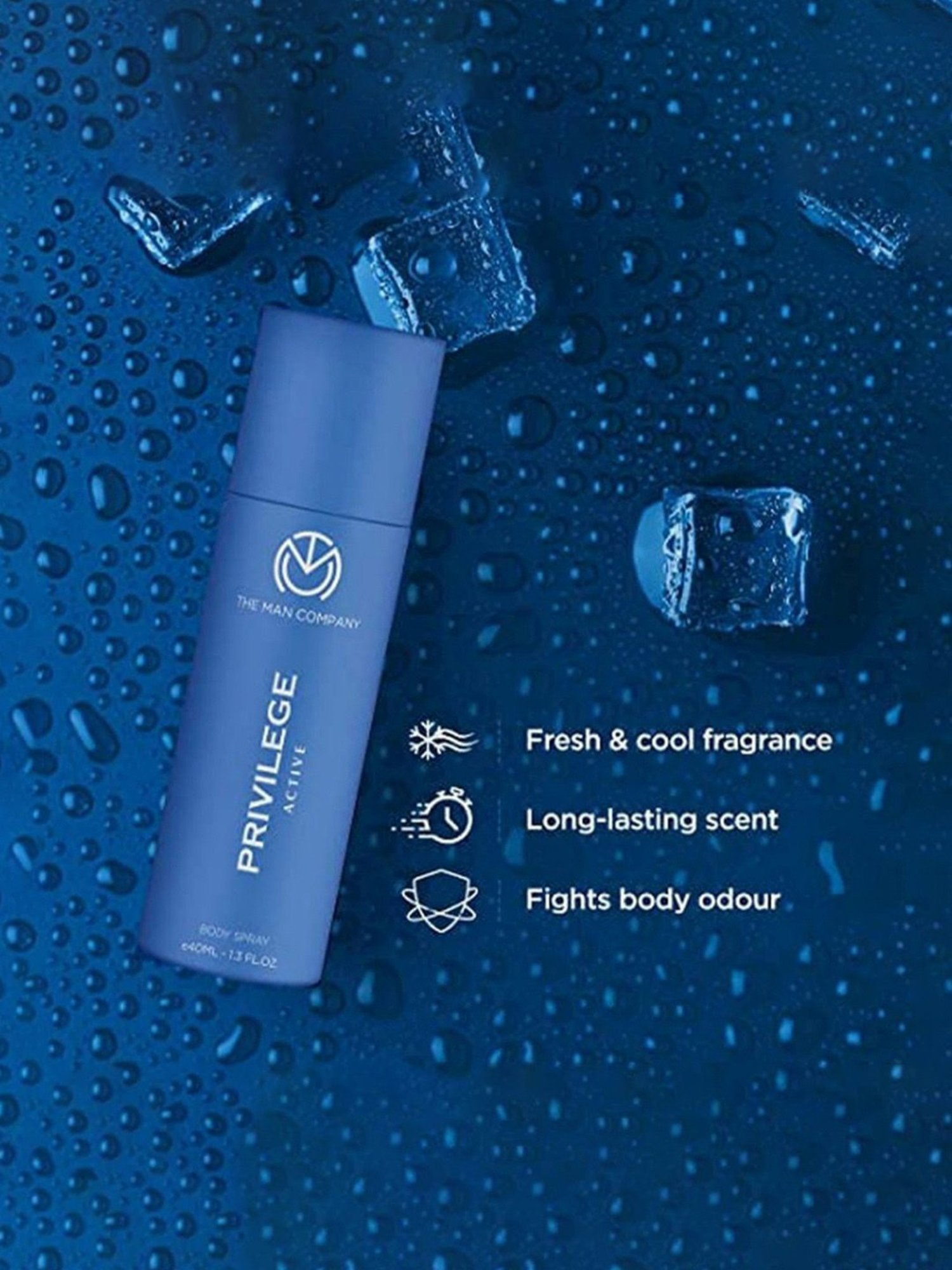 THE MAN COMPANY Privilege Active Body Spray Set for Men & Women