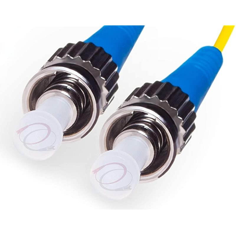 55M OS2 LC ST Fiber Patch Cable | 10Gb Duplex 9125 LC to ST Singlemode Jumper 55 Meter 18044ft | Length Options 05M 300M | 1gb 10gb smf UPC sfp 10gbase sm PVC ofnr lcst