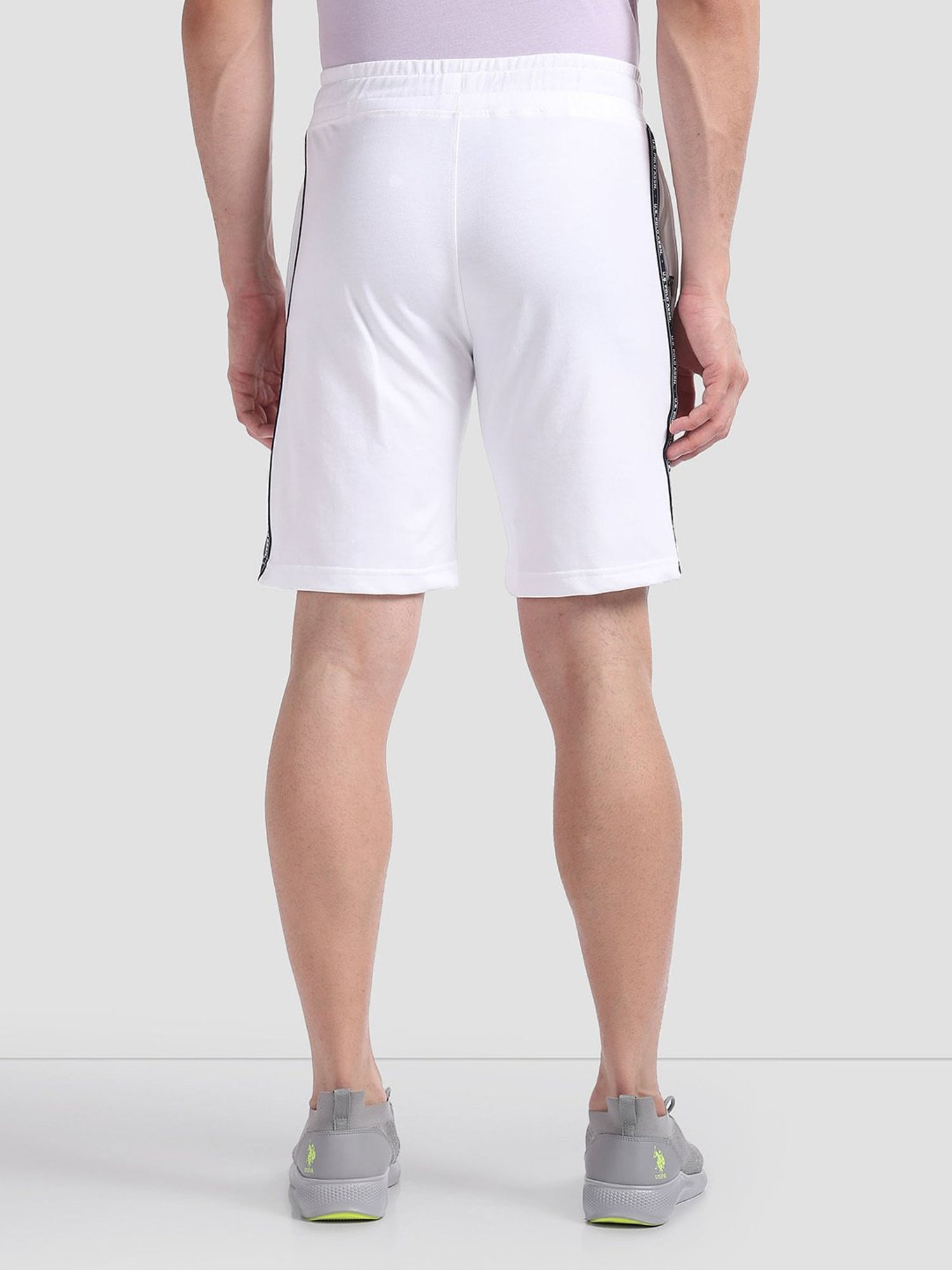 U.S. Polo Assn. White Regular Fit Shorts