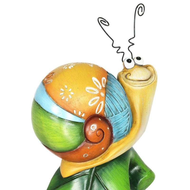 Resin Snail Garden Plant Stake - Exhart