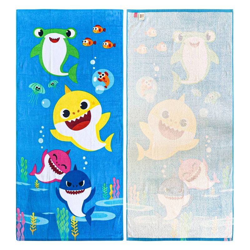 Pinkfong Baby Shark Feed Me Beach Towel