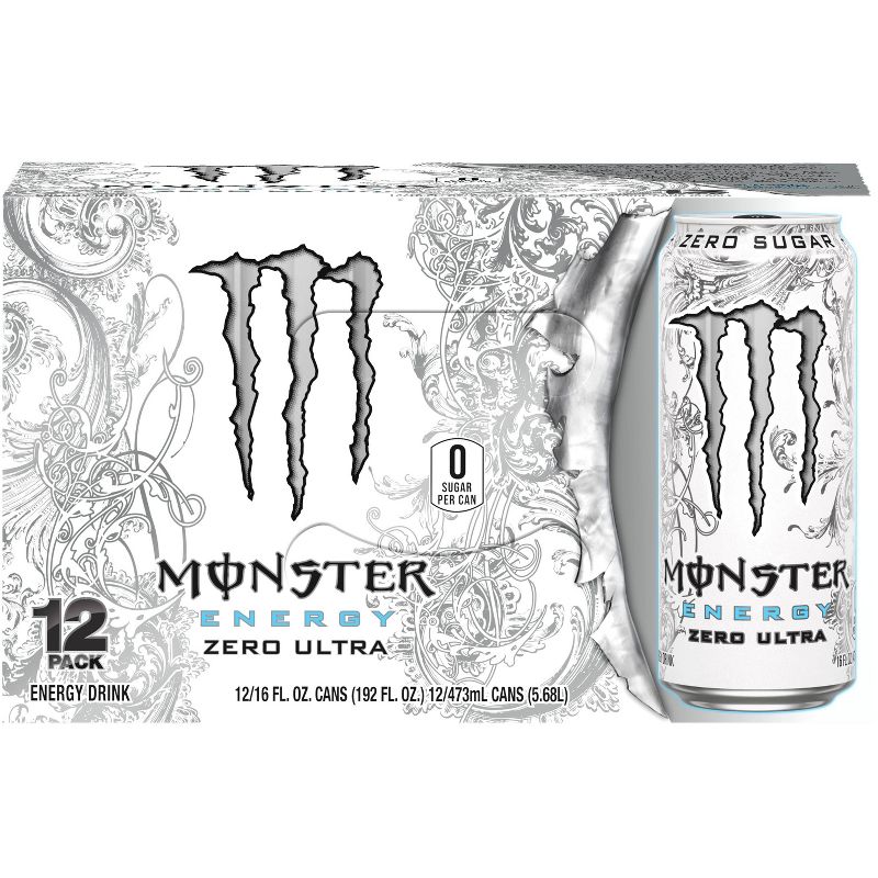 Monster Energy Zero Ultra - 12pk/16 fl oz Cans