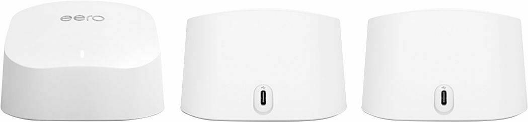 eero 6 AX1800 Dual-Band Mesh Wi-Fi 6 System (3-Pack) - White