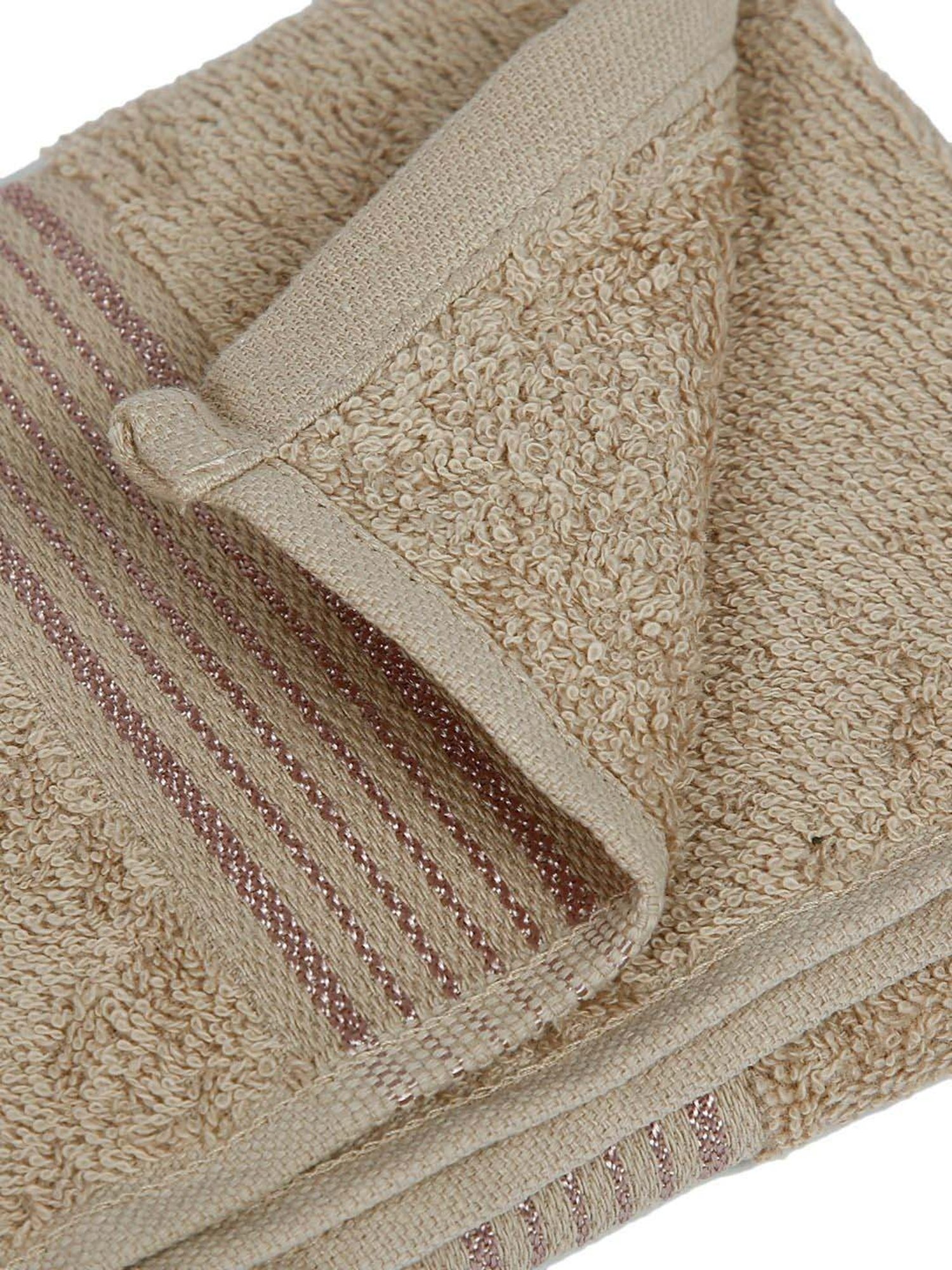 LORENA 100% Cotton Super-Soft Terry Towels -6pc Hand Towel (d`ross) solid-taupe