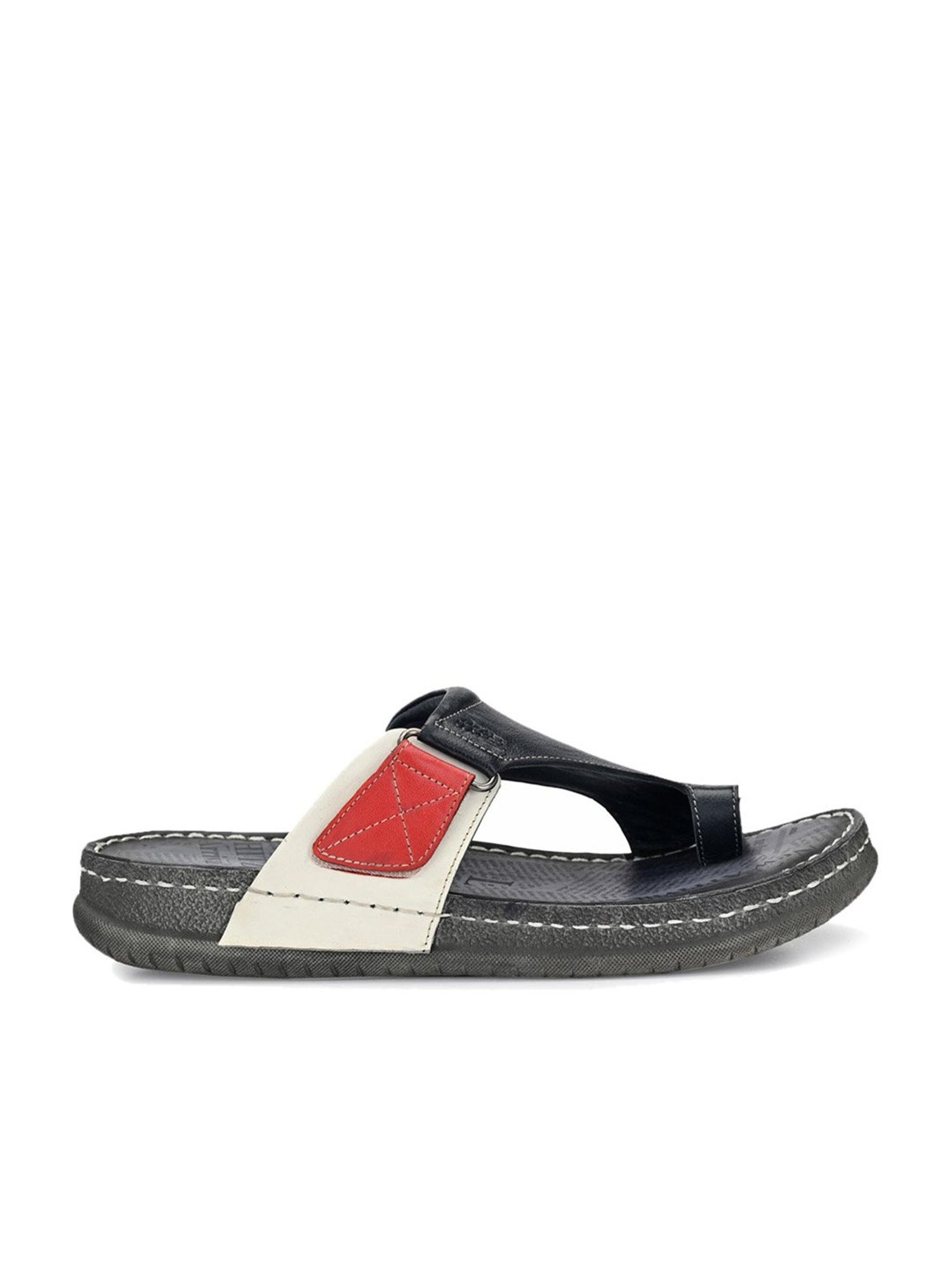 Hitz Men's Blue Toe Ring Sandals