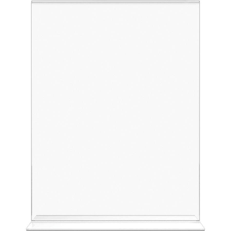 Lorell Double Sided Frame Acrylic 8.5"x11" Clear 49205