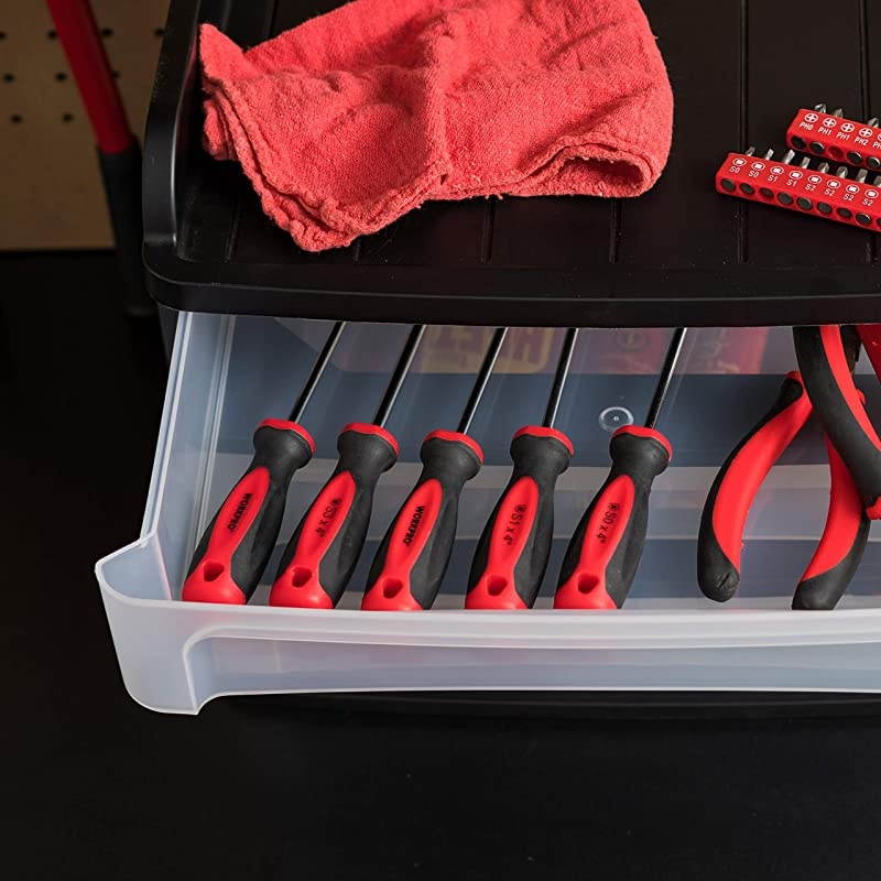 Medium Desktop Drawer System, 2 Pack, Black (586160)