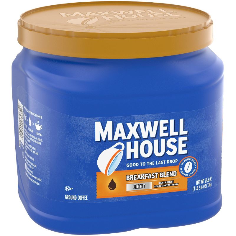 Maxwell House Breakfast Blend Light Roast Ground Coffee - 29.3oz