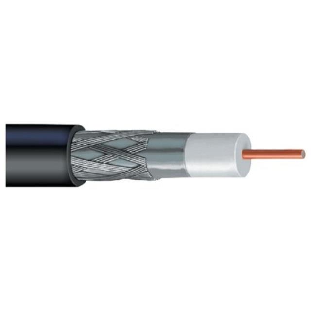 VEXTRA V66B Dish-Approved Single RG6 Boxes (1000 Feet, Black)