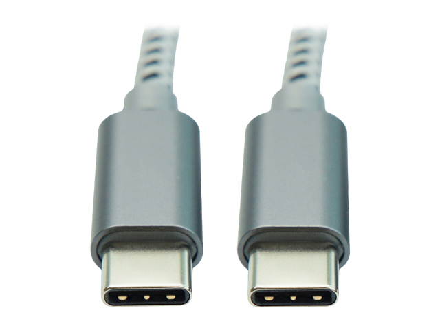 DAT 6652D USB 2.0 Type CM to CM - 3A - 1.65 ft. - 2 Pack Ideal for charging and powering USB Type-C devices