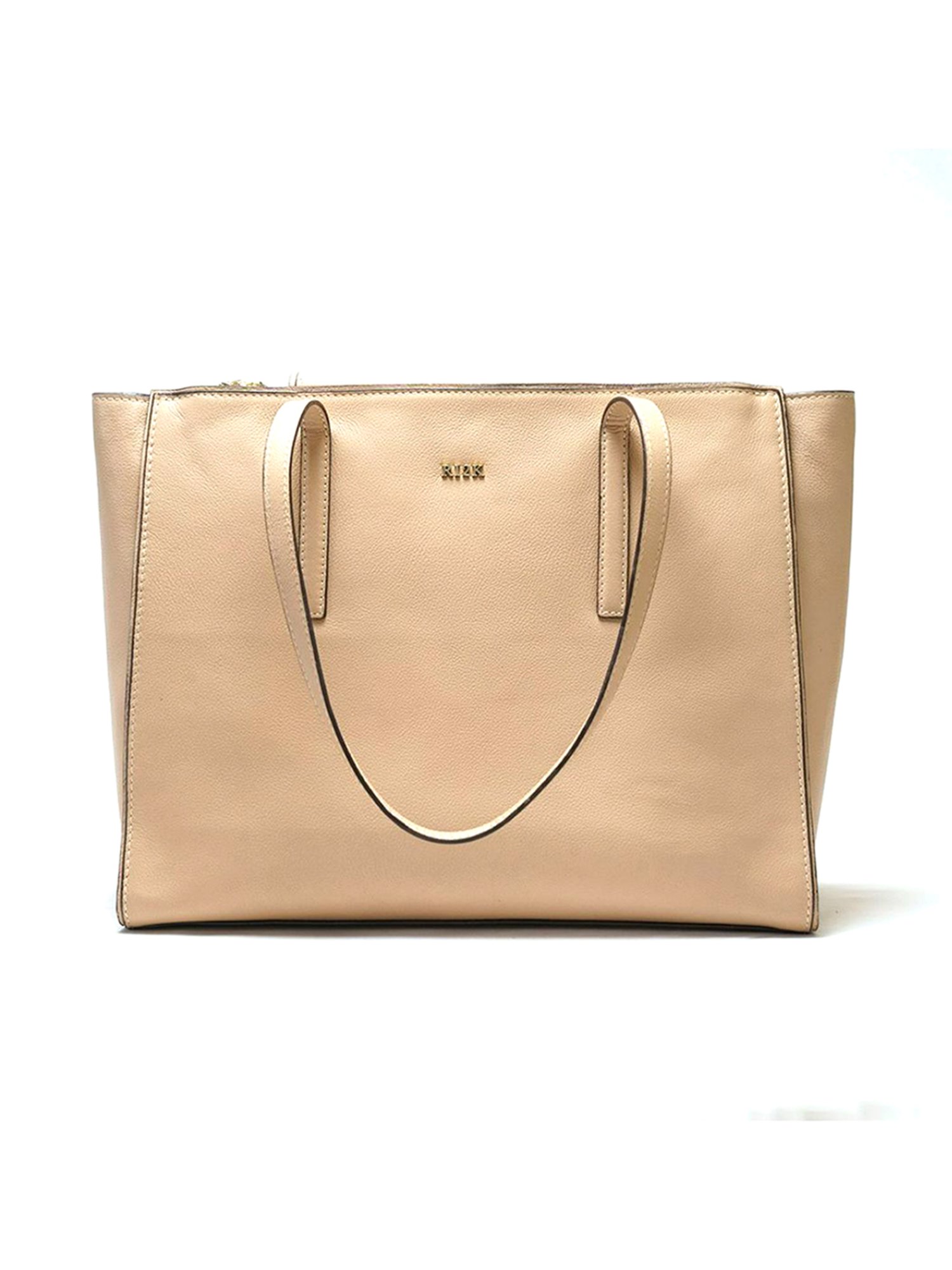 RI2K London Tan Leather Large Shoulder Bag