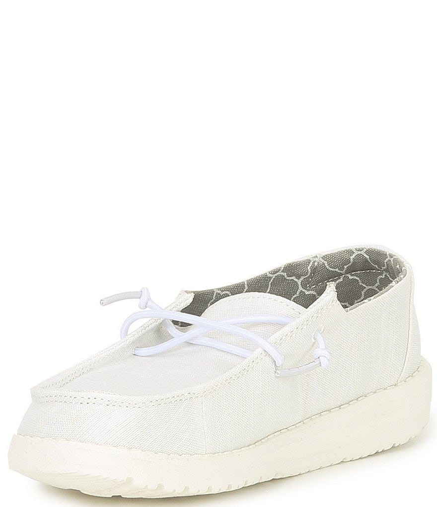 Hey Dude Girls' Wendy Linen Washable Slip-Ons (Youth)
