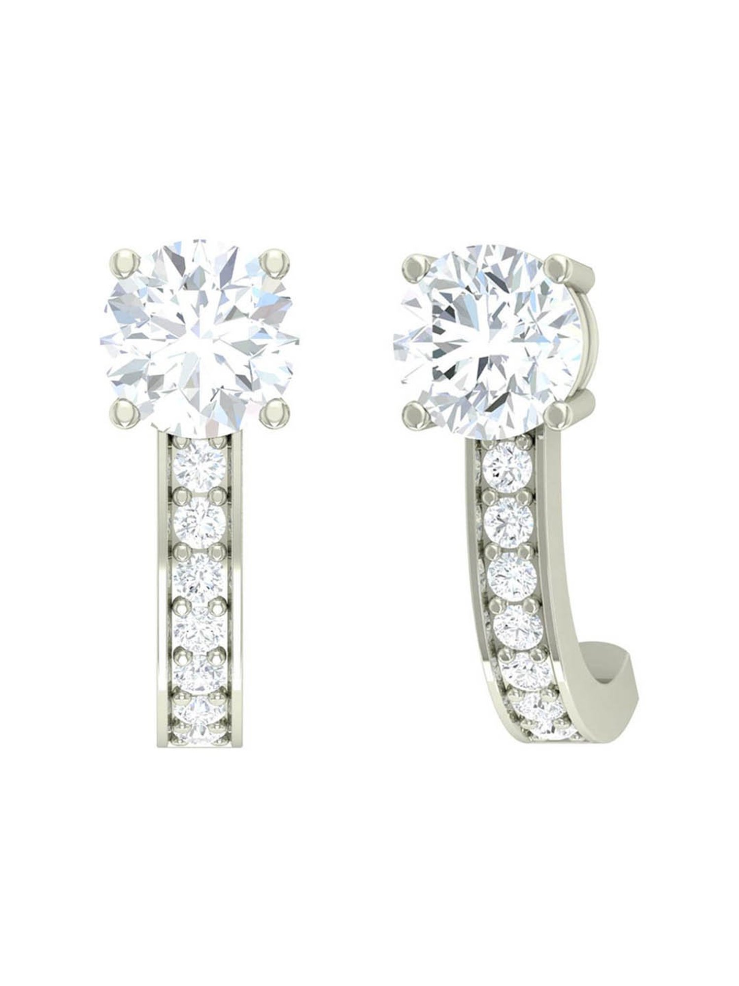 Clara 92.5 Sterling Silver Amy Earrings for Women