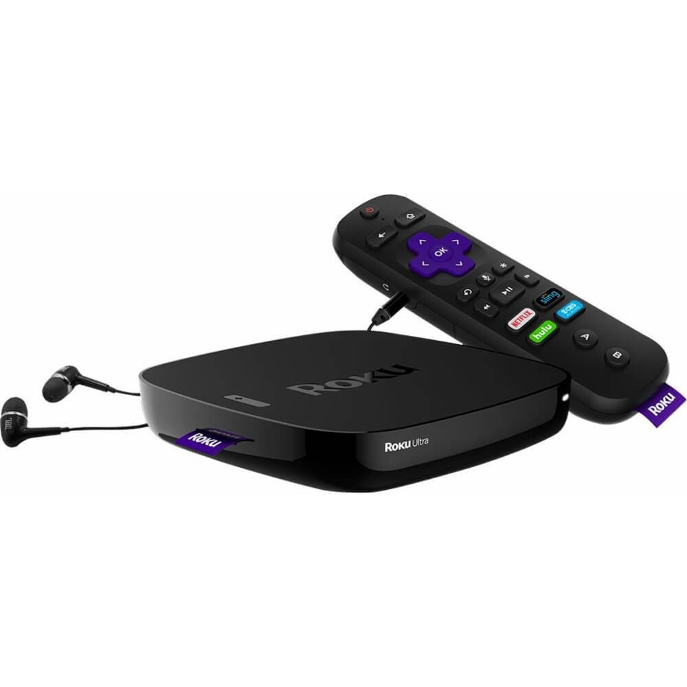 Roku Ultra | Streaming Media Player 4K/HD/HDR with Premium JBL Headphones 2019