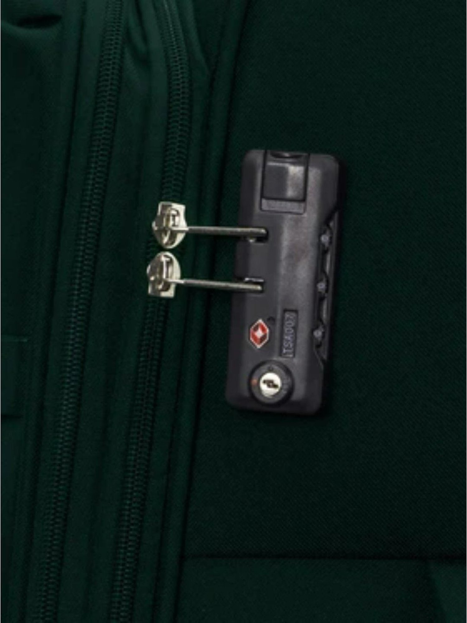 Carriall Green 4 Wheel Medium Soft Cabin Trolley - 42 cm