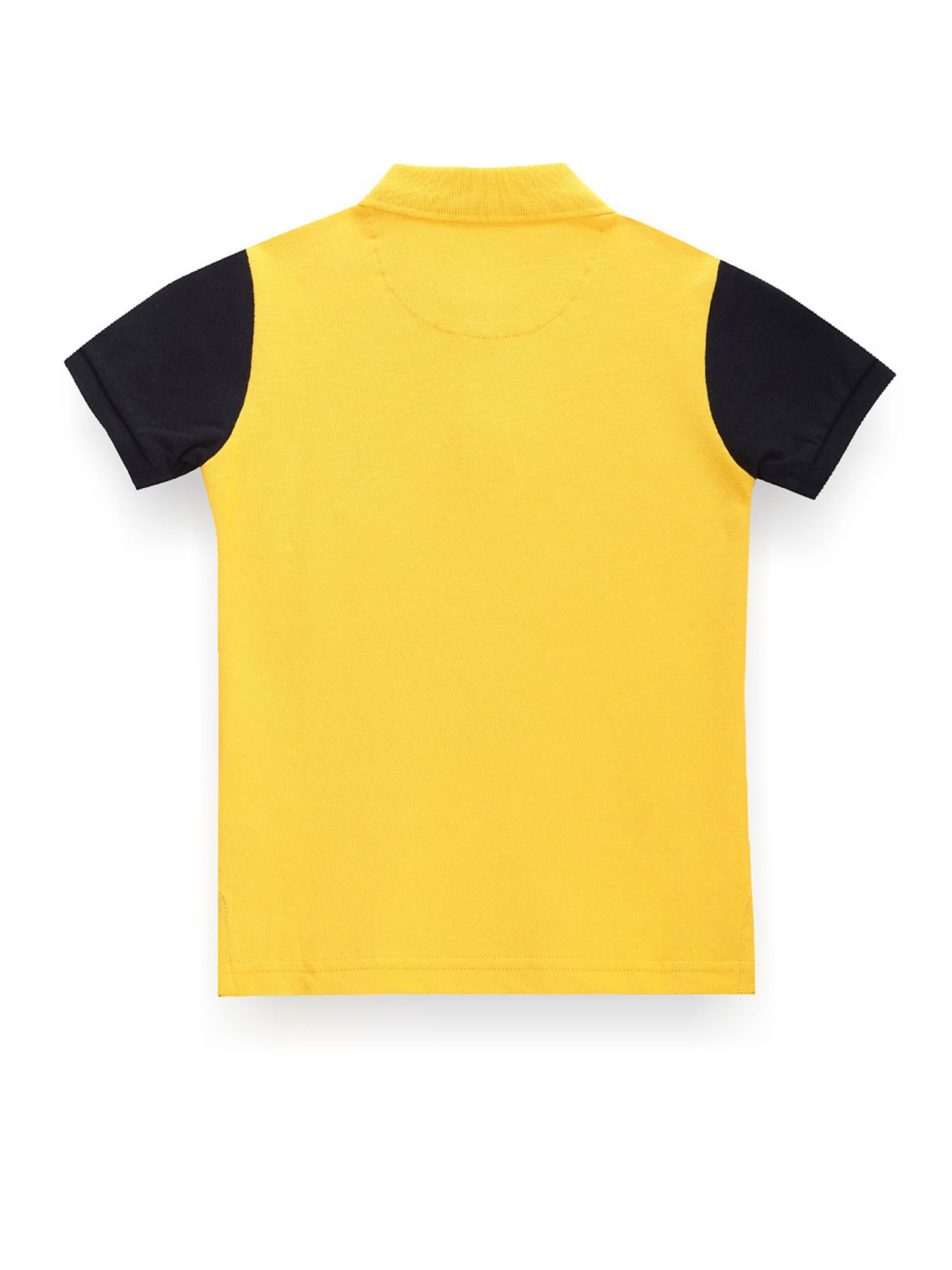 U.S. Polo Assn. Kids Yellow Solid Polo T-Shirt