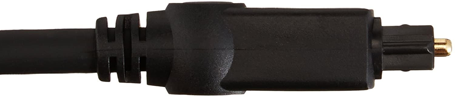 Amazon Basics Digital Optical Audio Toslink Sound Bar TV Cable - 6 Feet