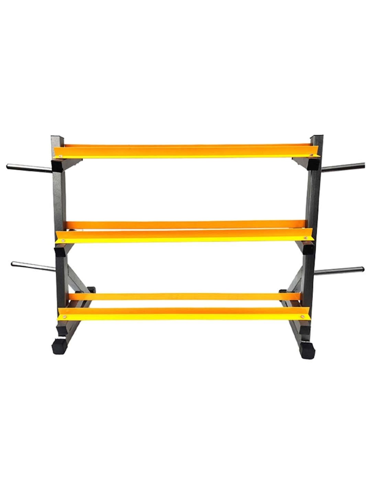 Protoner 2 in 1 Multipurpose Weight Rack (Yellow) Size - 112x20x10