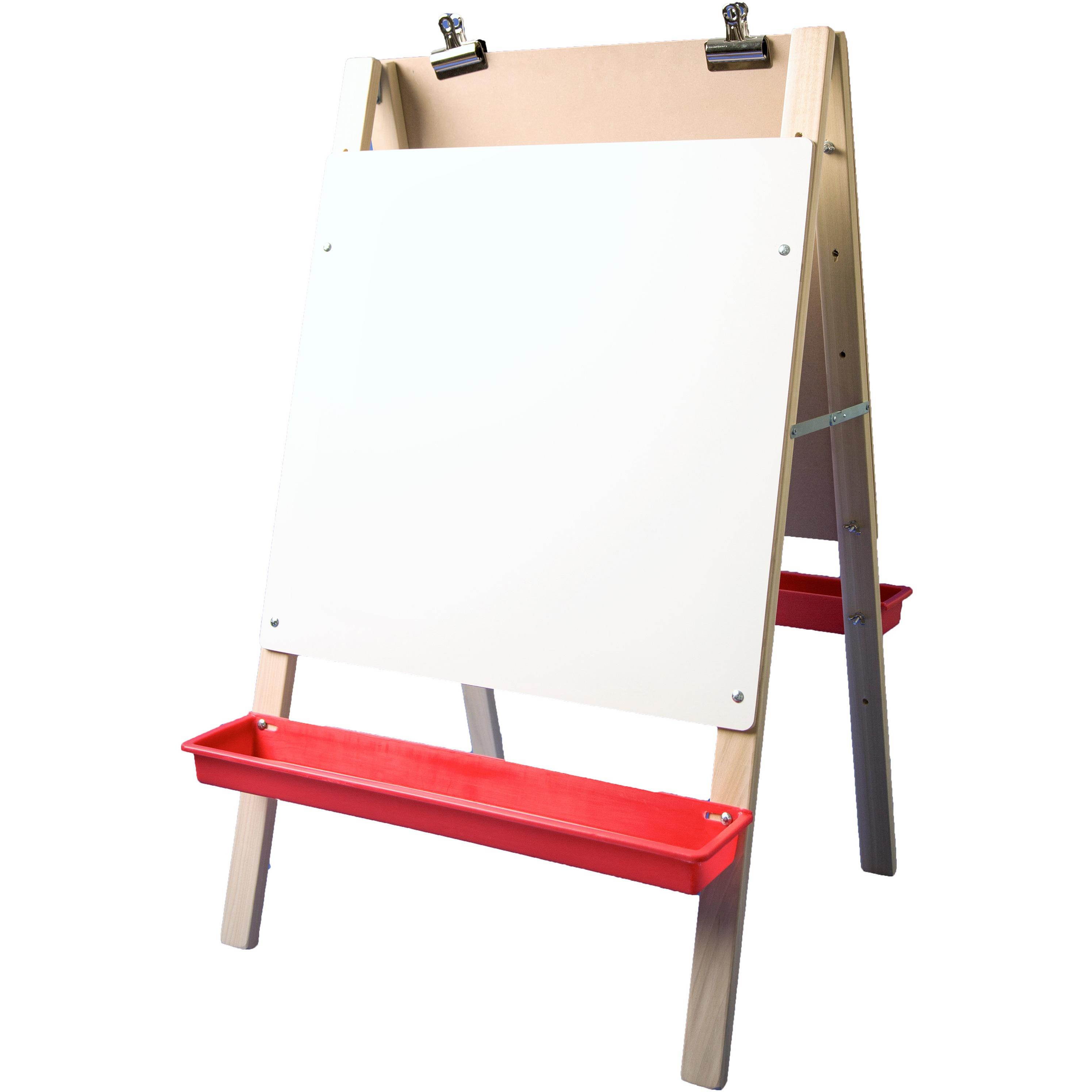 Flipside Child's Preschool Easel Height-Adjustable 24"Wx40"H Multi 17314