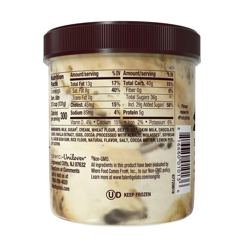 Talenti Chocolate Chip Cookie Dough Gelato - 16oz