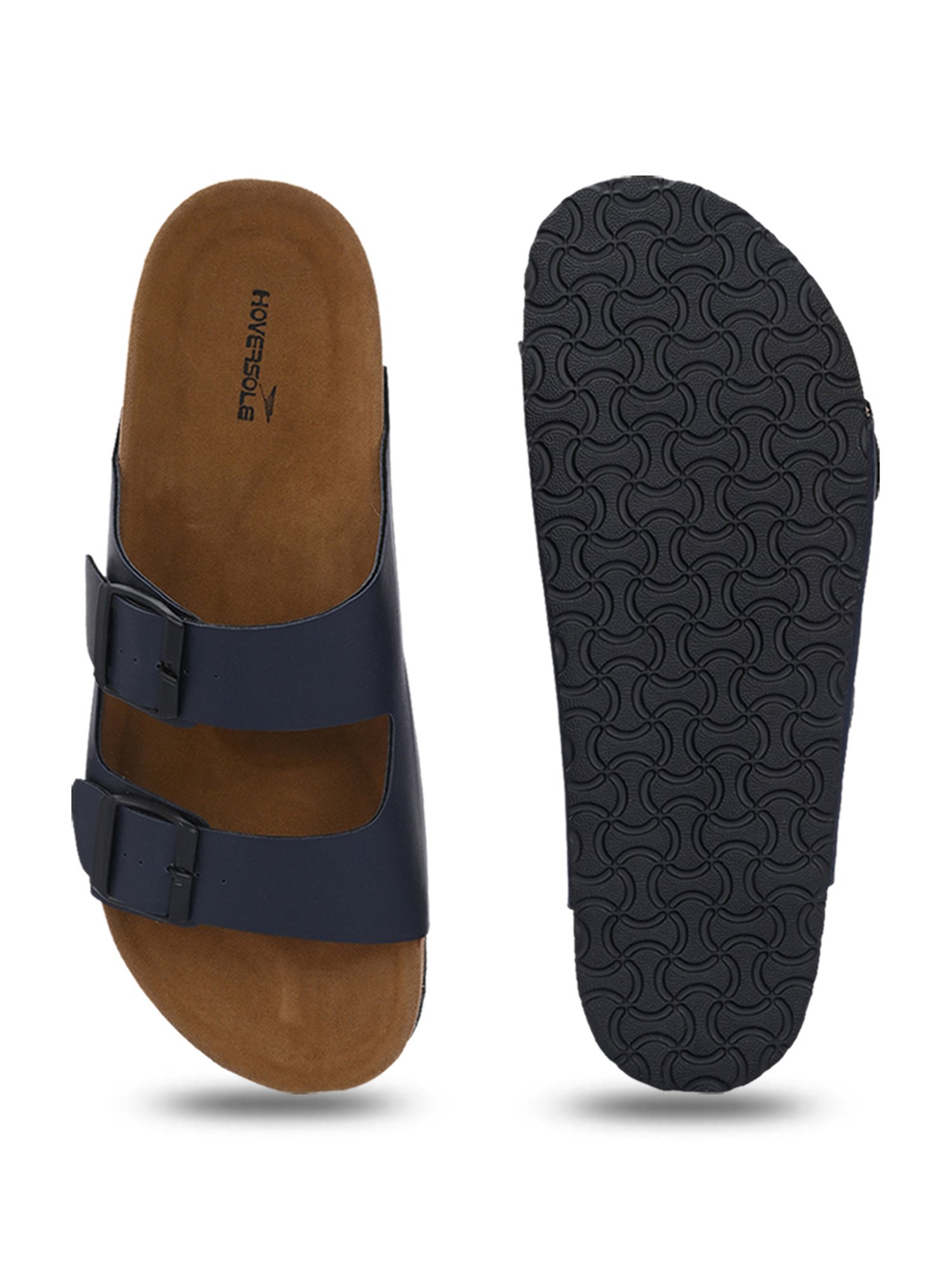 Hoversole Men's Navy Cork Casual Sandals