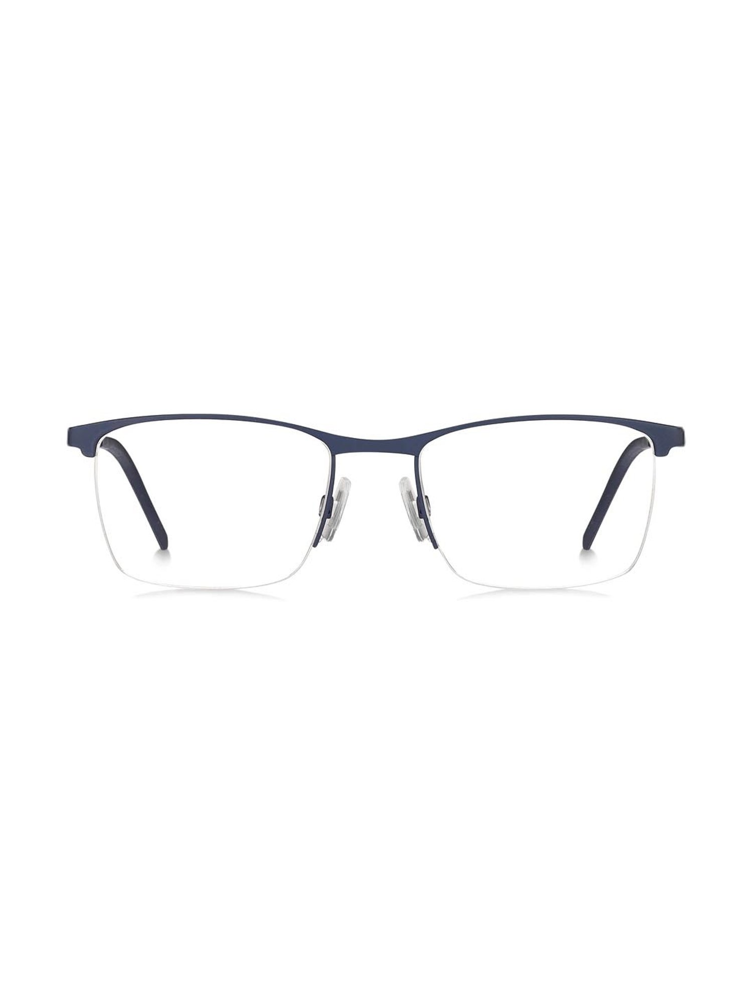 HUGO Blue Rectangular Eye Frames for Men