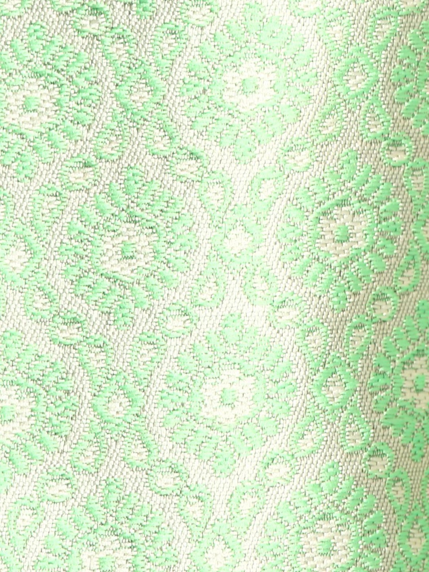 Hangup Green Jacquard Pattern Shrug