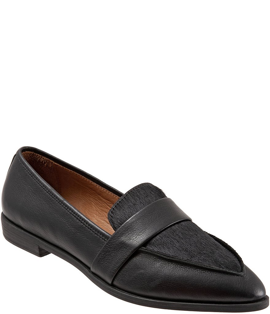 Bueno Barnes Leather Calf Hair Loafers