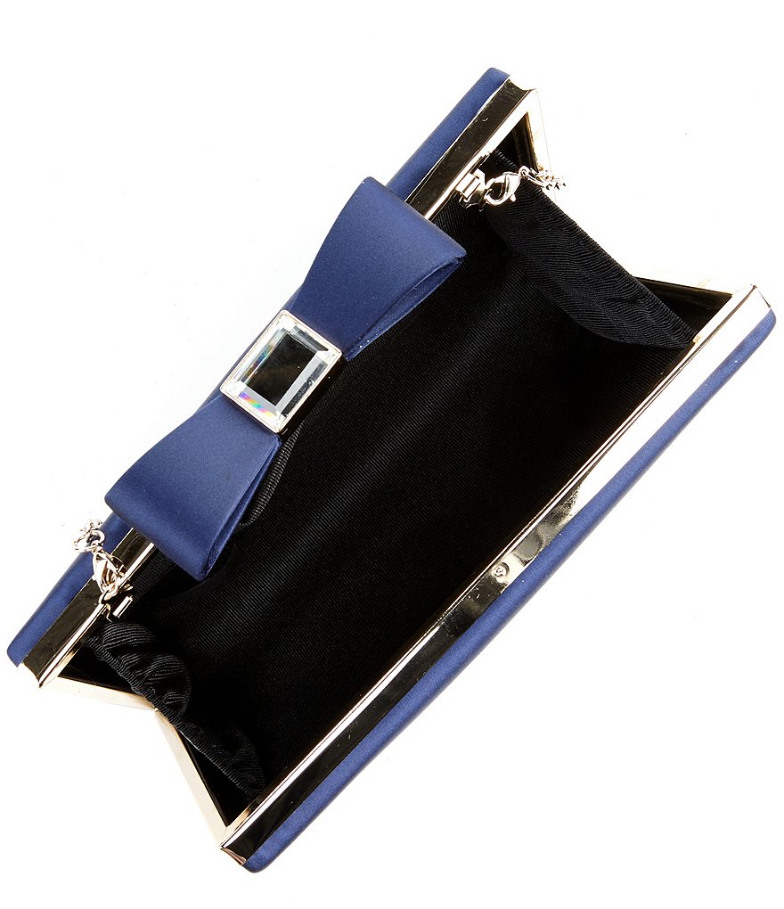 Kate Landry Satin Buckle Clutch Bag