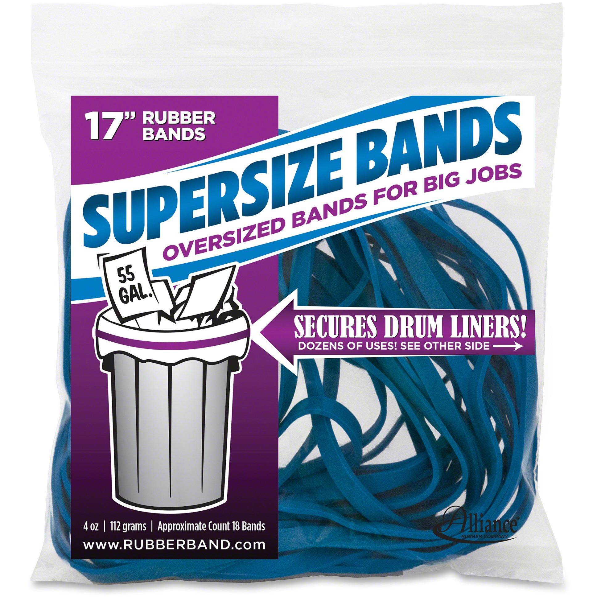 Rubber Bands Supersize Alliance 17" 12/BG Blue 08995