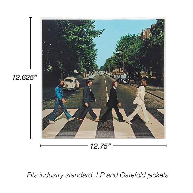 50 Pack Vinyl Record Storage Clear Outer Plastic Sleeves for Your Vinyl Records Collection 1275 x 125 3 Mil Clear Polyethylene Vinyl Sleeves