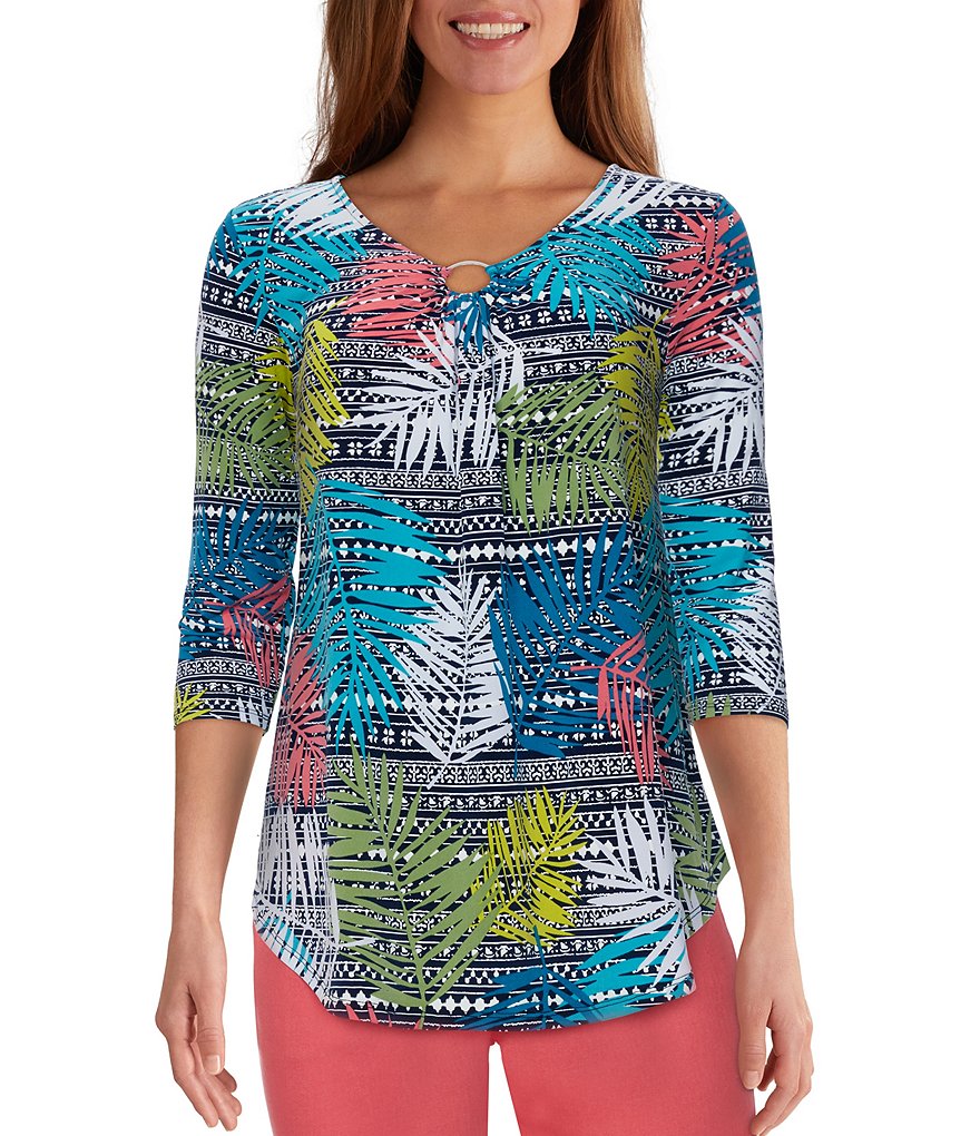 Joules Celina Short Sleeve V-Neck Knit Tee