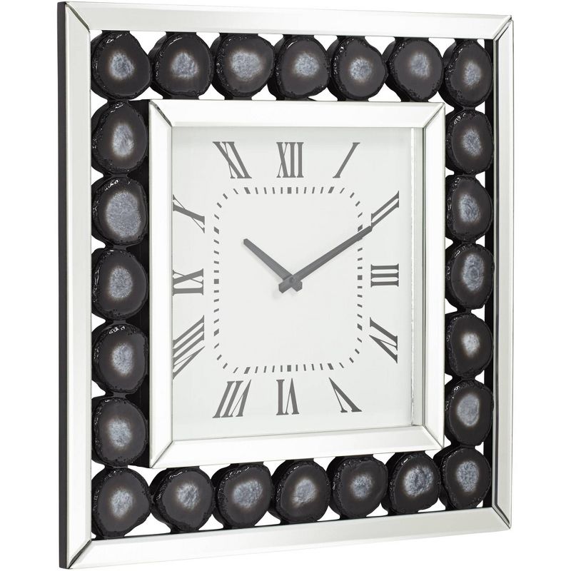 River Parks Studio Delria Agate 21" Square Wall Clock