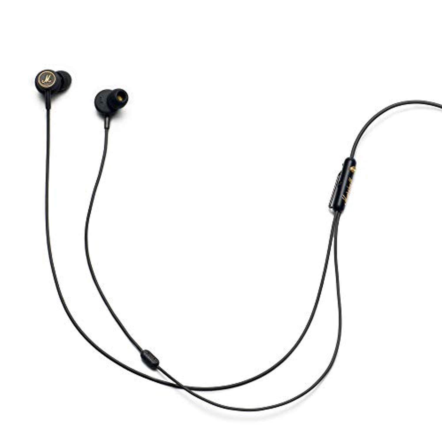 Marshall Mode EQ In-Ear Headphones, Black/Brass (4090940)