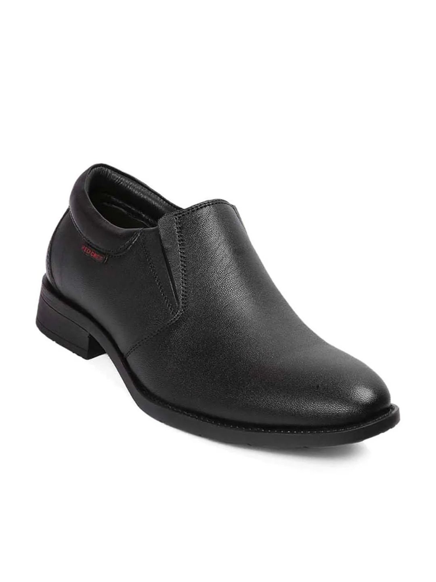 Red Chief Men's Black Formal Slip-Ons