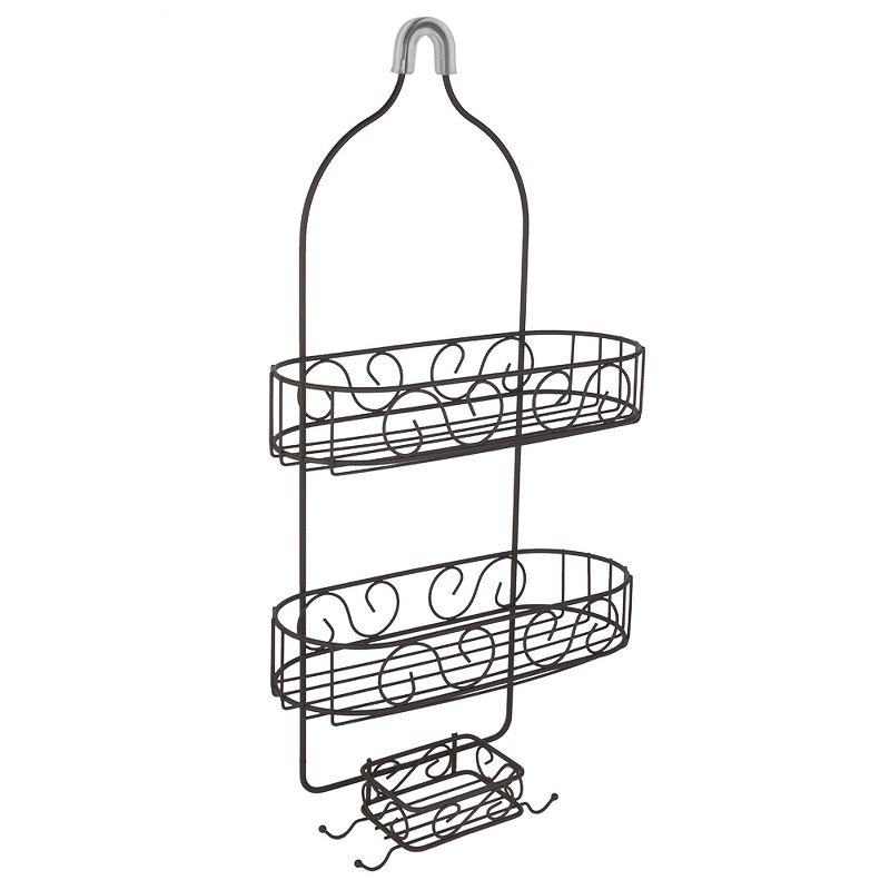 Home Basics Scroll Shower Caddy