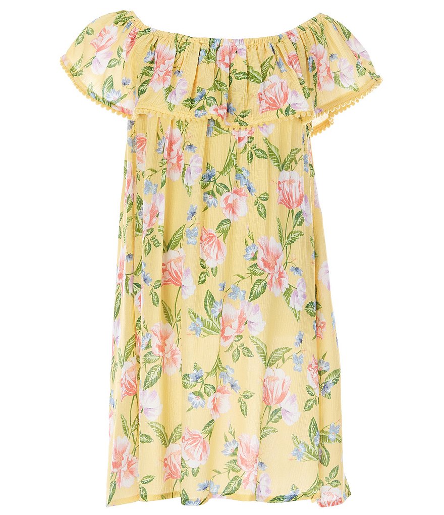 Flapdoodles Big Girls 7-10 Rainbow Tankini & Skirted Two-Piece Swimsuit